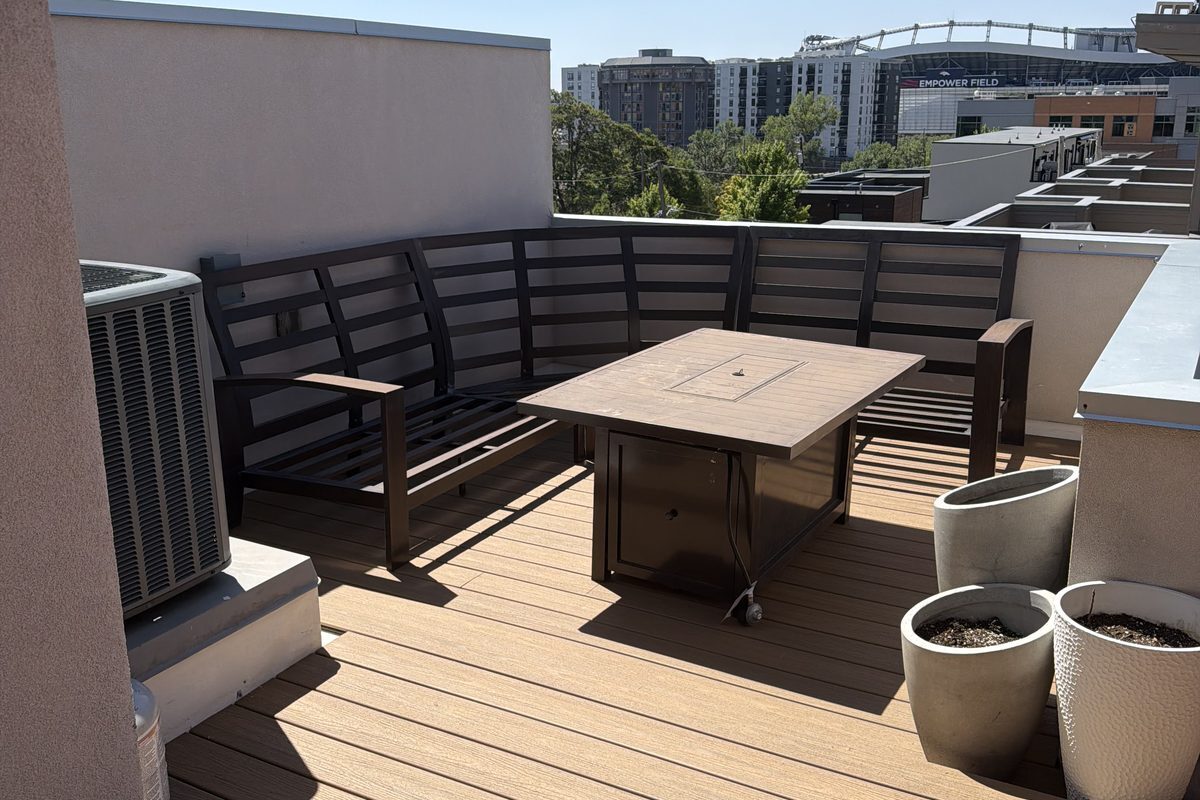 Denver rooftop deck by Brimie Contractors