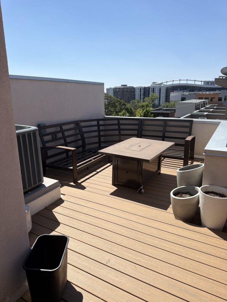 Denver rooftop deck by Brimie Contractors