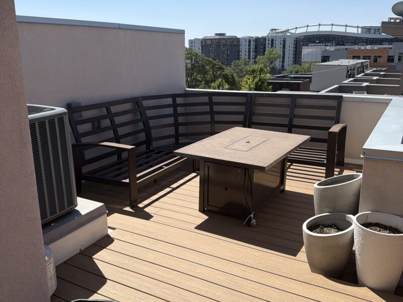 Denver rooftop deck by Brimie Contractors